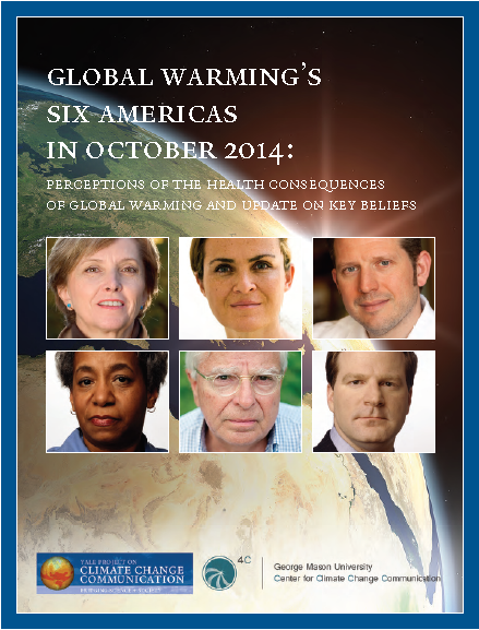Global Warming’s Six Americas in October 2014: Perceptions of the Health Consequences of Global Warming and Update on Key Beliefs