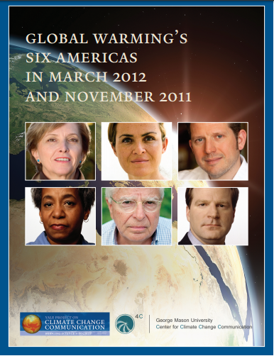 Global Warming’s Six Americas in March 2012 and November 2011