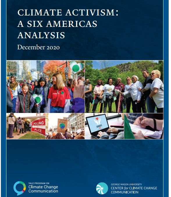 Climate Activism: A Six Americas Analysis, December 2020