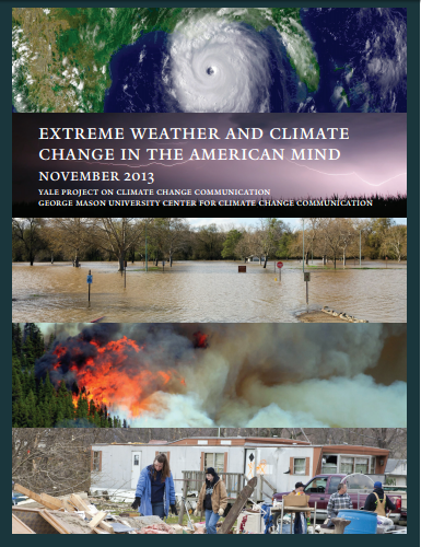 Extreme Weather and Climate Change in the American Mind: November 2013