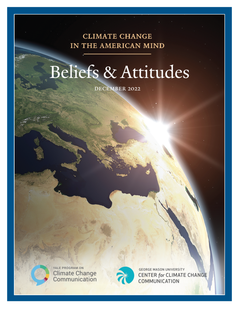 Climate Change in the American Mind: Beliefs & Attitudes, December 2022
